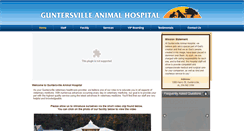 Desktop Screenshot of guntersvillevet.com